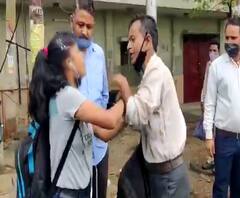युवती ने बीच सड़क मनचले को सिखाया सबक, सोशल मीडिया पर वायरल हो रहा वीडियो | Pradesh 360 