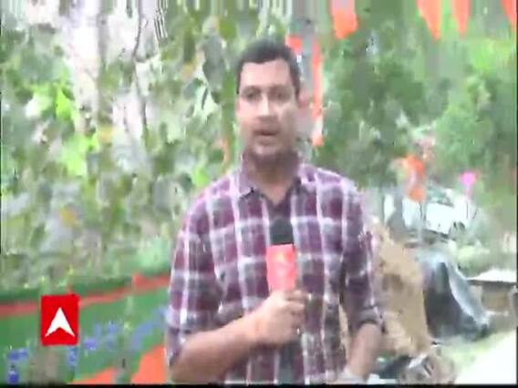 सिंहवाहिनी मंदिर में पूजा पाठ करेंगे Suvendu Adhikari, मंदिर के बाहर BJP और TMC ने लगाए झंडे