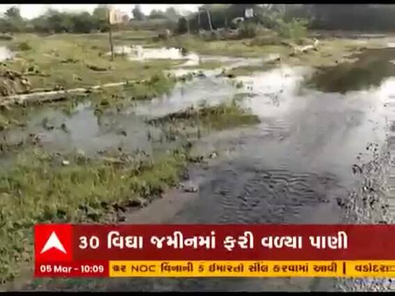 મહેસાણા બહુચરાજીની સુરજ માઇનોર કેનાલ ઓવરફ્લો, ખેડૂતોનો પાક બરબાદ