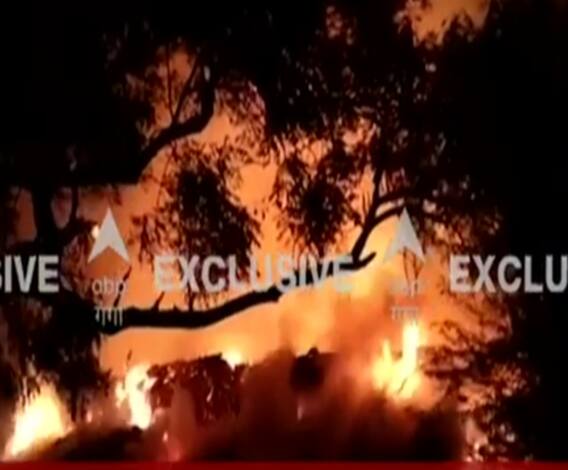 Hamirpur में भीषण आग, कई घर और सामान जलकर खाक |