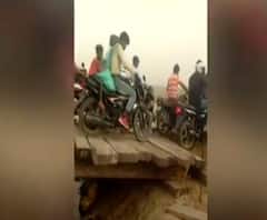Agra: लापरवाही की डराने वाली तस्वीर, टूटे पुल पर दो घंटे तक लगा रहा जाम 