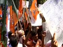West Bengal: टिकट बंटवारे से नाराज BJP कार्यकर्ताओं ने किया प्रदर्शन