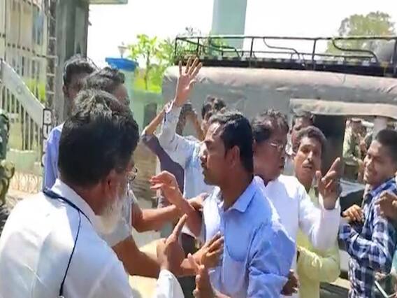 Suvendu Adhikari के खिलाफ TMC कार्यकर्ताओं का प्रदर्शन