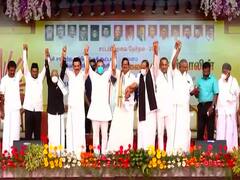 Tamil Nadu में Rahul Gandhi ने MK Stalin संग की चुनावी रैली, BJP और AIADMK पर बोला हमला