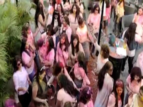 Lucknow: होटल की होली पार्टी में भारी भीड़, कोरोना नियमों की उड़ी धज्जियां | फटाफट