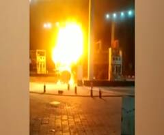 Baghpat: पेट्रोल पंप पर डीजल भराते वक्त ट्रक में लगी आग, मच गई अफरा-तफरी 