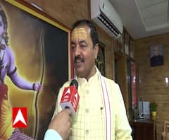 West Bengal Election में हार देखकर ममता दीदी नाटक कर रही हैंः Keshav Prasad Maurya | ABP Ganga 