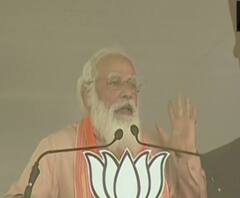 PM Modi के West Bengal रैली में दिखा अनोखा नजारा, समर्थकों ने पूरे शरीर में बनवाए कमल के फूल 