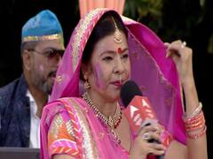 Malini Awasthi की मधुर आवाज ने बांधा समा, खेली ABP News संग होली 