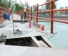 वाह जी वाह ! Mahakumbh अभी शुरू भी नहीं हुआ और टूट गया पुल | Haridwar 