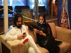 EXCLUSIVE - SAPNA CHAUDHARY की पहली बार पति VEER SAHU के साथ तस्वीरें आई