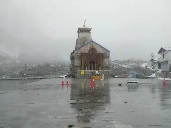 kashmir घाटी और Kedarnath में बर्फबारी