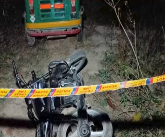 Hapur में पुलिस और बदमाशों के बीच मुठभेड़, चेकिंग अभियान में सफलता। 