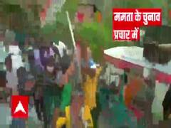 Mamata Banerjee के चुनाव प्रचार के दौरान नंदीग्राम में लगे 'जय श्री राम' के नारे