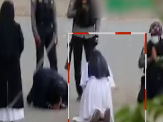 म्यांमार: नन के सामने सैनिकों ने टेके घुटने