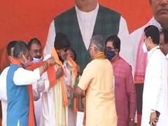 देखिए Mithun Chakraborty ने आज BJP में शामिल होते हुए क्या-क्या कहा? | WB Polls