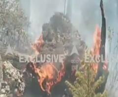 Kedarghati में धधक रहे हैं जंगल, आबादी क्षेत्र में पहुंचने से पहले ग्रामीणों ने बुझाई आग