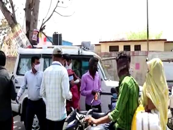 Sehore में मास्क ना पहनने वालों पर प्रशासन कर रही कार्रवाई