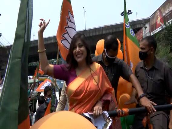 Baishali Dalmiya का दावा- 'BJP के साथ जो रहेंगे वो जीतेंगे ही' | West Bengal Election 2021