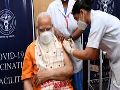 PM Modi ने AIIMS में लगवाई Coronavirus Vaccine की दूसरी डोज