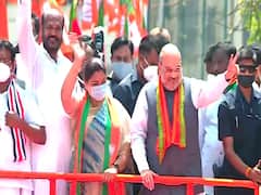 Amit Shah का तमिलनाडु में भव्य रोड शो, समर्थकों की भारी भीड़ | Tamil Nadu Elections 2021